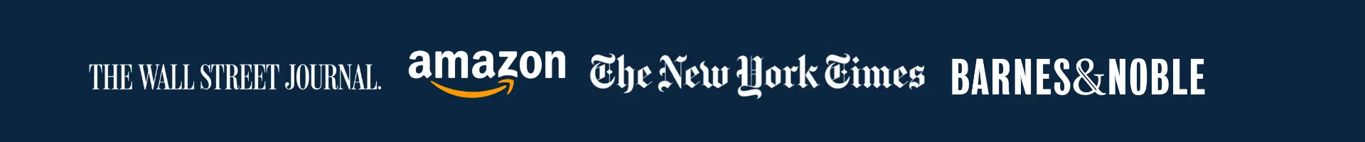 Authority Ink Press featured on The Wall Street Journal, Amazon, The New York Times, and Barnes & Noble — trusted USA ghostwriting and publishing services.